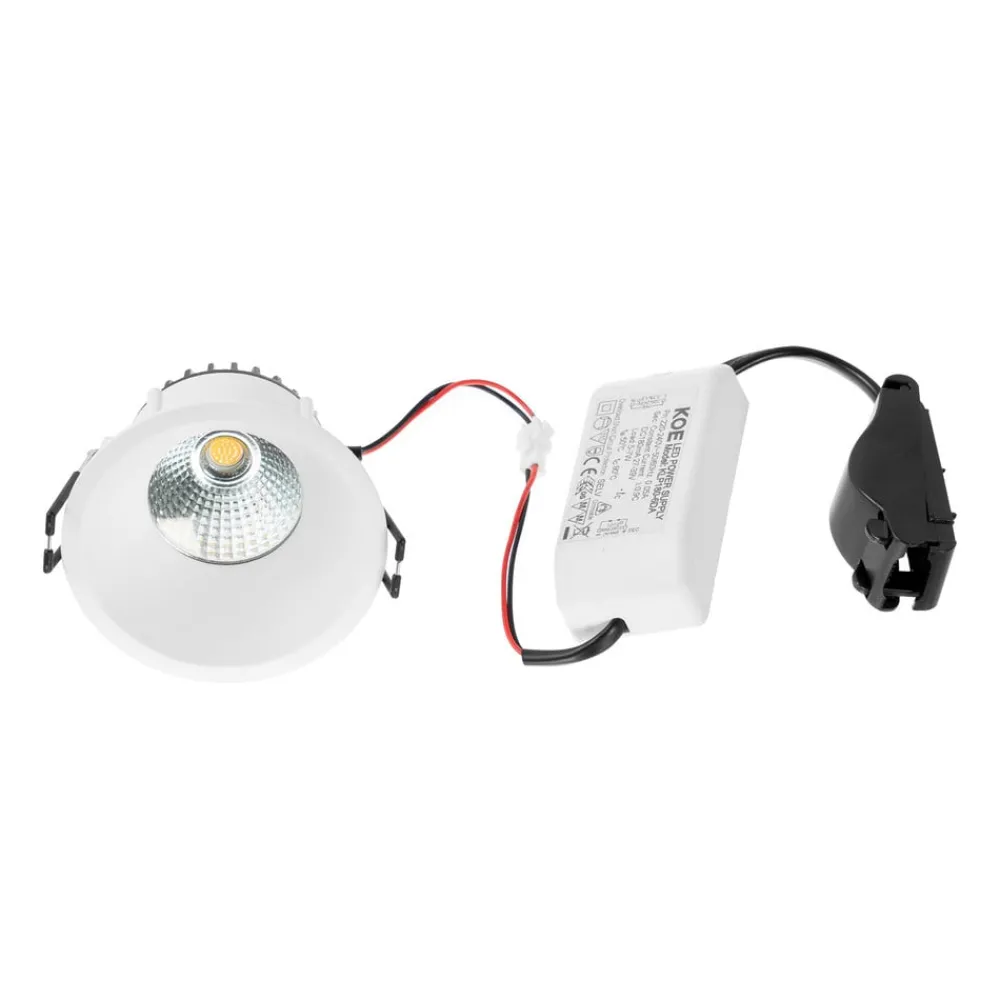 Arbejdsrum/Kontor|Spotlights ^ Arcchio LED-downlight Niria, hvid, 4.000K
