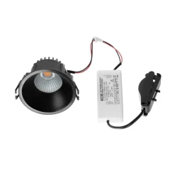 Arcchio Arbejdsrum/Kontor|Loftlamper > LED-downlight Niria, sort, 2.700K