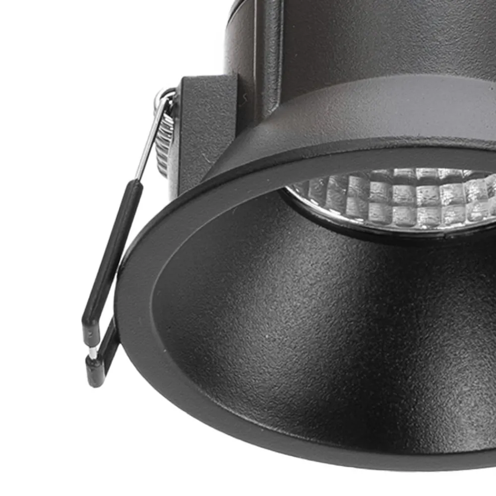 Arcchio Arbejdsrum/Kontor|Loftlamper > LED-downlight Niria, sort, 2.700K