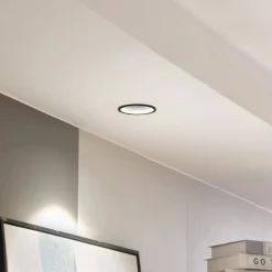 Arbejdsrum/Kontor|Indbygningsspots ^ Arcchio LED-downlight Niria, sort, 4.000K