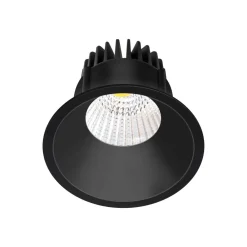 Arcchio Arbejdsrum/Kontor|Indbygningsspots > LED-downlight Niria, sort, 3.000K