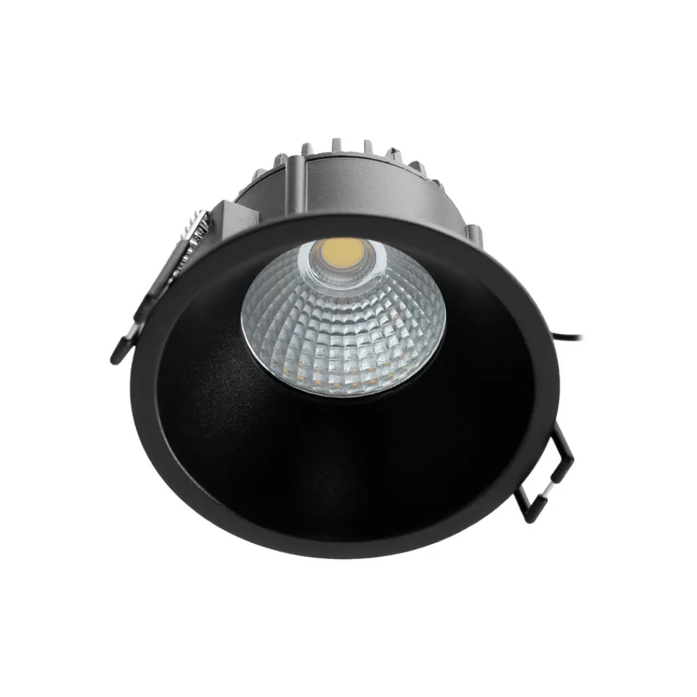 Arcchio Arbejdsrum/Kontor|Indbygningsspots > LED-downlight Niria, sort, 3.000K
