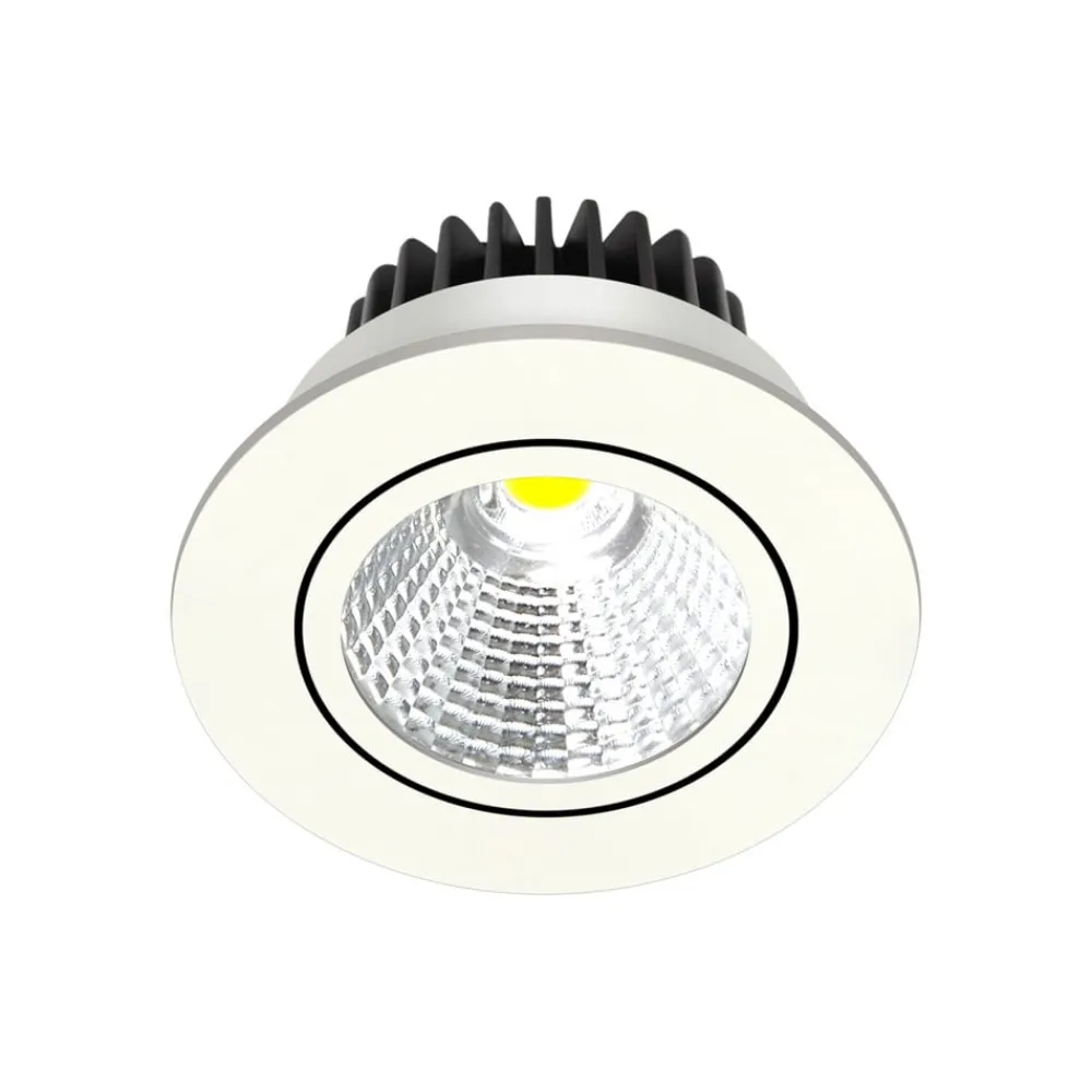 Arcchio Indbygningsspots > LED-downlight Zarik, hvid, 3.000K