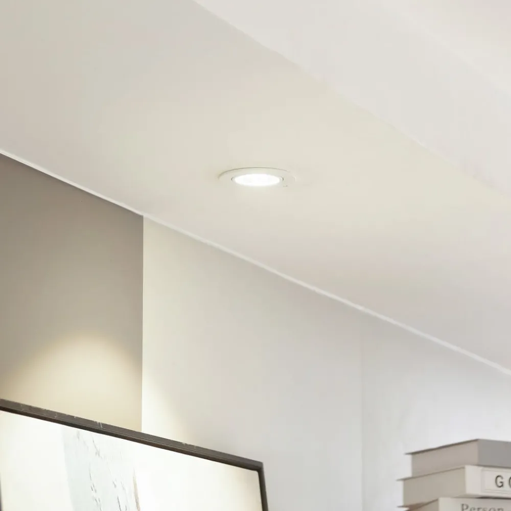 Arcchio Indbygningsspots > LED-downlight Zarik, hvid, 3.000K