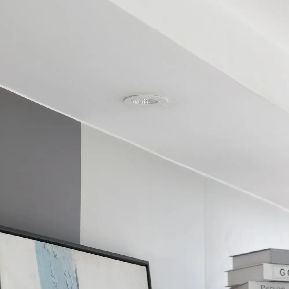 Arcchio Indbygningsspots > LED-downlight Zarik, hvid, 3.000K