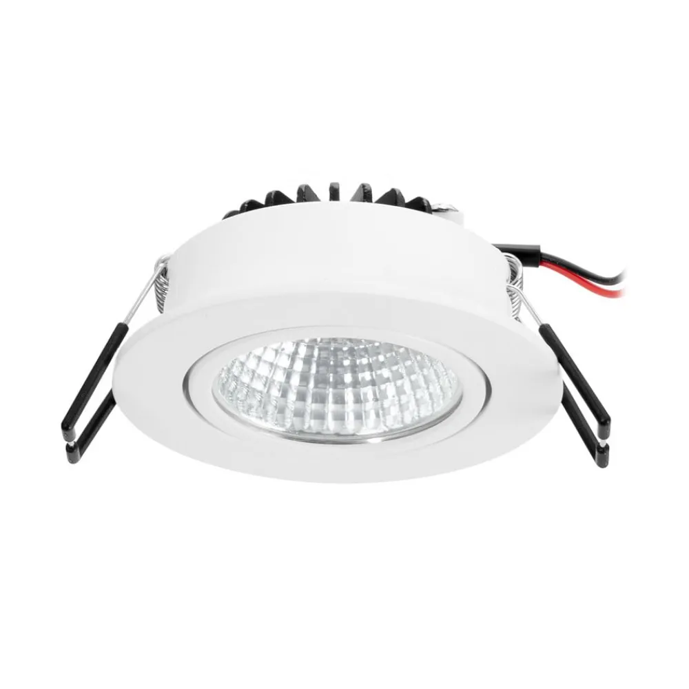 Arcchio Indbygningsspots > LED-downlight Zarik, hvid, 3.000K