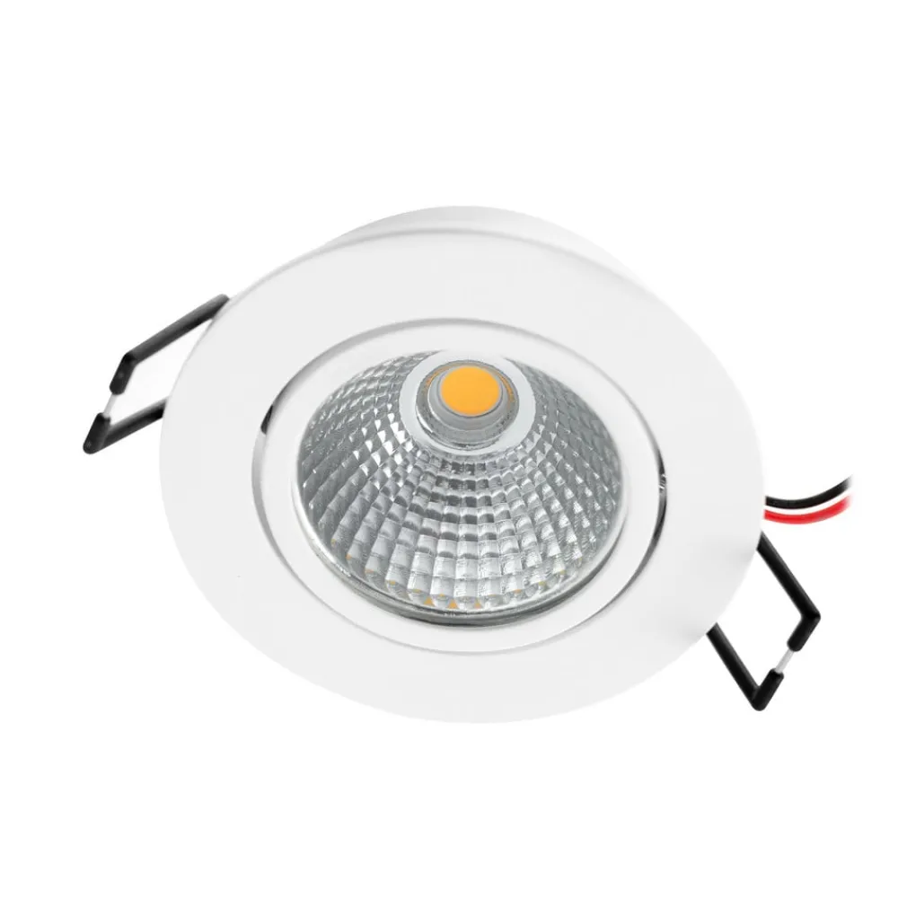 Arcchio Indbygningsspots > LED-downlight Zarik, hvid, 3.000K