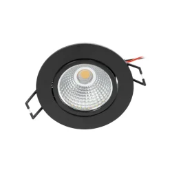 Arbejdsrum/Kontor|Indbygningsspots ^ Arcchio LED-downlight Zarik, sort, 4.000K