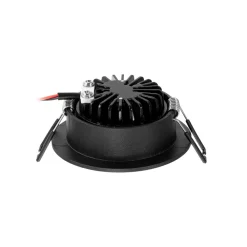 Arcchio Indbygningsspots > LED-downlight Zarik sort, 3.000K
