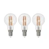Filament Pære|Led Pærer ^ Arcchio LED-filamentpære E14 G45, sæt med 3, 2700 K