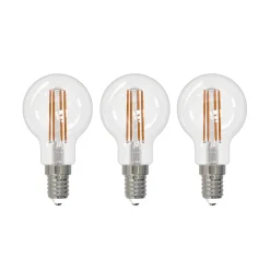 Filament Pære|Led Pærer ^ Arcchio LED-filamentpære E14 G45, sæt med 3, 2700 K