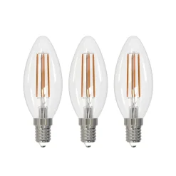 Arcchio Filament Pære > LED-filamentpære E14 stearinlys, sæt med 3, 2700 K