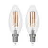 Filament Pære ^ Arcchio LED-filamentpære E14 stearinlys, sæt med 2, 4000 K