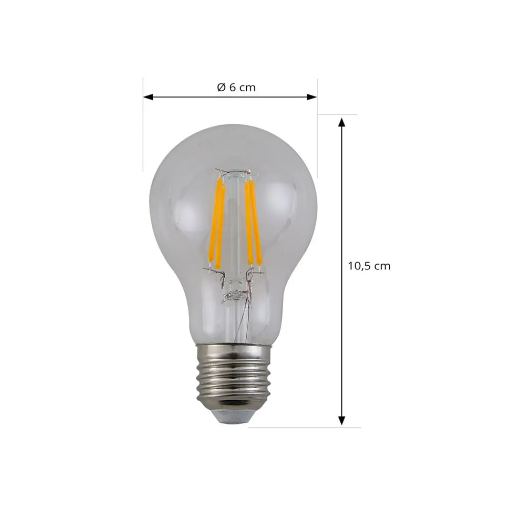 Arcchio Filament Pære|Led Pærer > LED-filamentpære, E27 7,2W, 3000K, klar, 1521 lm
