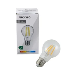 Filament Pære ^ Arcchio LED-filamentpære, E27 7,2W, 4000K, klar, 1521 lm
