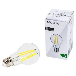 Filament Pære|Led Pærer ^ Arcchio LED-filamentpære, E27, 3,8 W, klar, 2.700 K