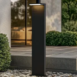Terrassebelysning|Gadebelysning ^ Arcchio LED-gadelampe Iberion, 90 cm, antracit, metal