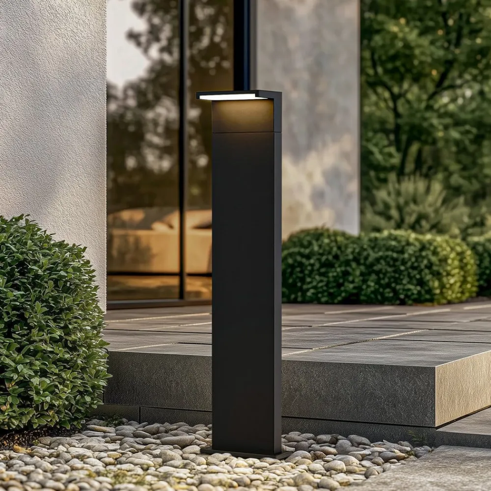 Terrassebelysning|Gadebelysning ^ Arcchio LED-gadelampe Iberion, 90 cm, antracit, metal