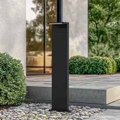 Terrassebelysning|Gadebelysning ^ Arcchio LED-gadelampe Iberion, 90 cm, antracit, metal