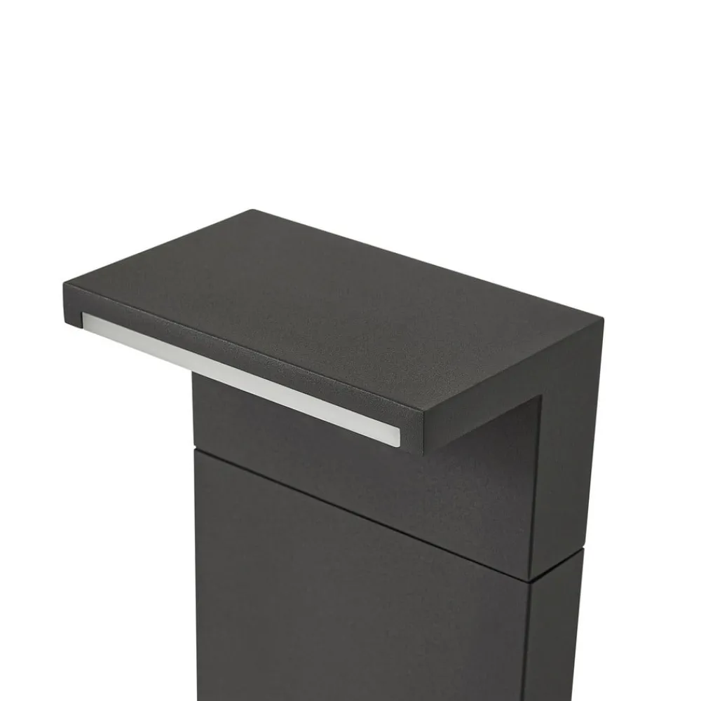 Terrassebelysning|Gadebelysning ^ Arcchio LED-gadelampe Iberion, 90 cm, antracit, metal