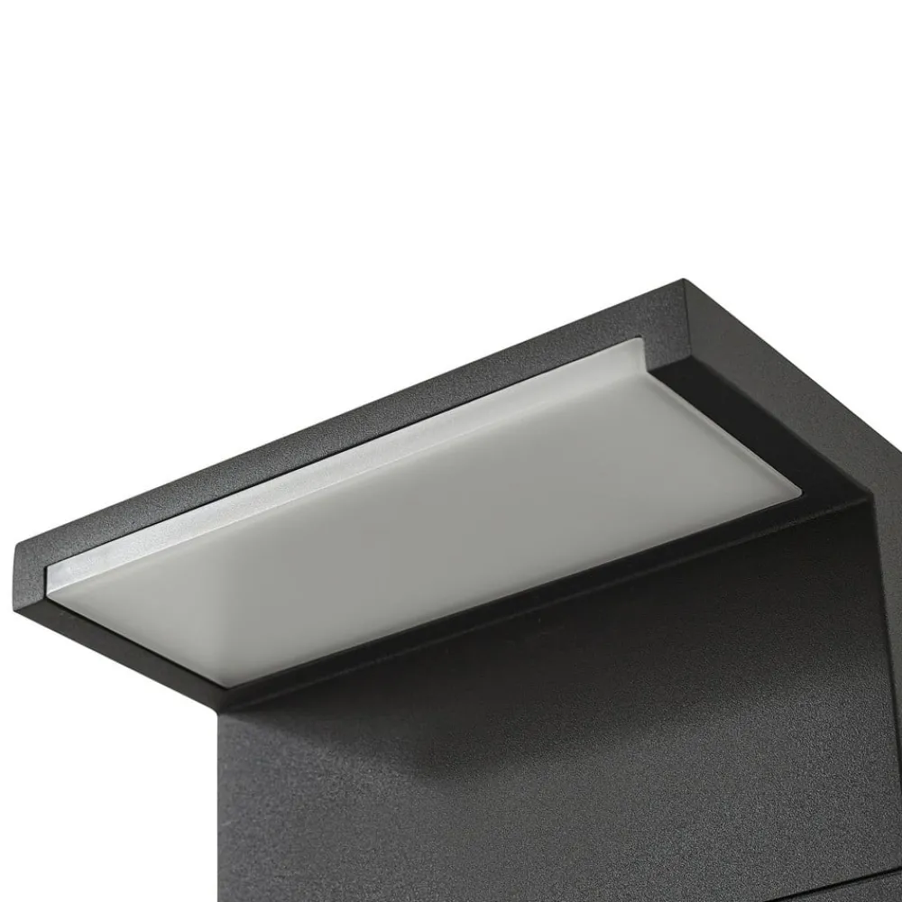 Terrassebelysning|Gadebelysning ^ Arcchio LED-gadelampe Iberion, 90 cm, antracit, metal