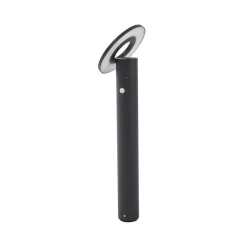 Gadebelysning ^ Arcchio LED-gadelampe Tovio, antracit,, Ø 24cm, sensor