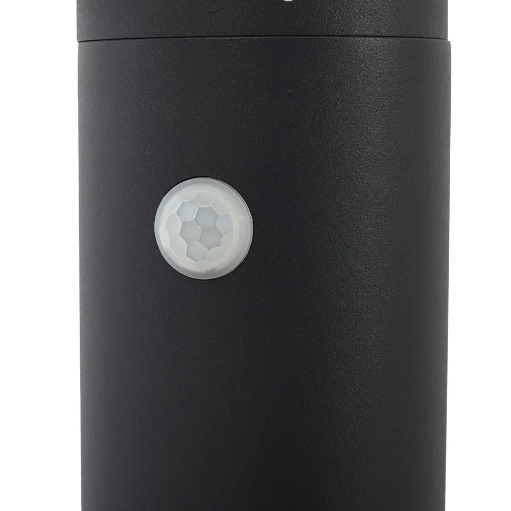 Gadebelysning ^ Arcchio LED-gadelampe Tovio, antracit,, Ø 24cm, sensor