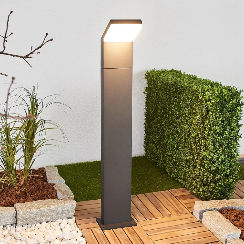 Terrassebelysning|Gadebelysning ^ Arcchio LED-gadelampe Yolena, 100 cm, antracit, aluminium