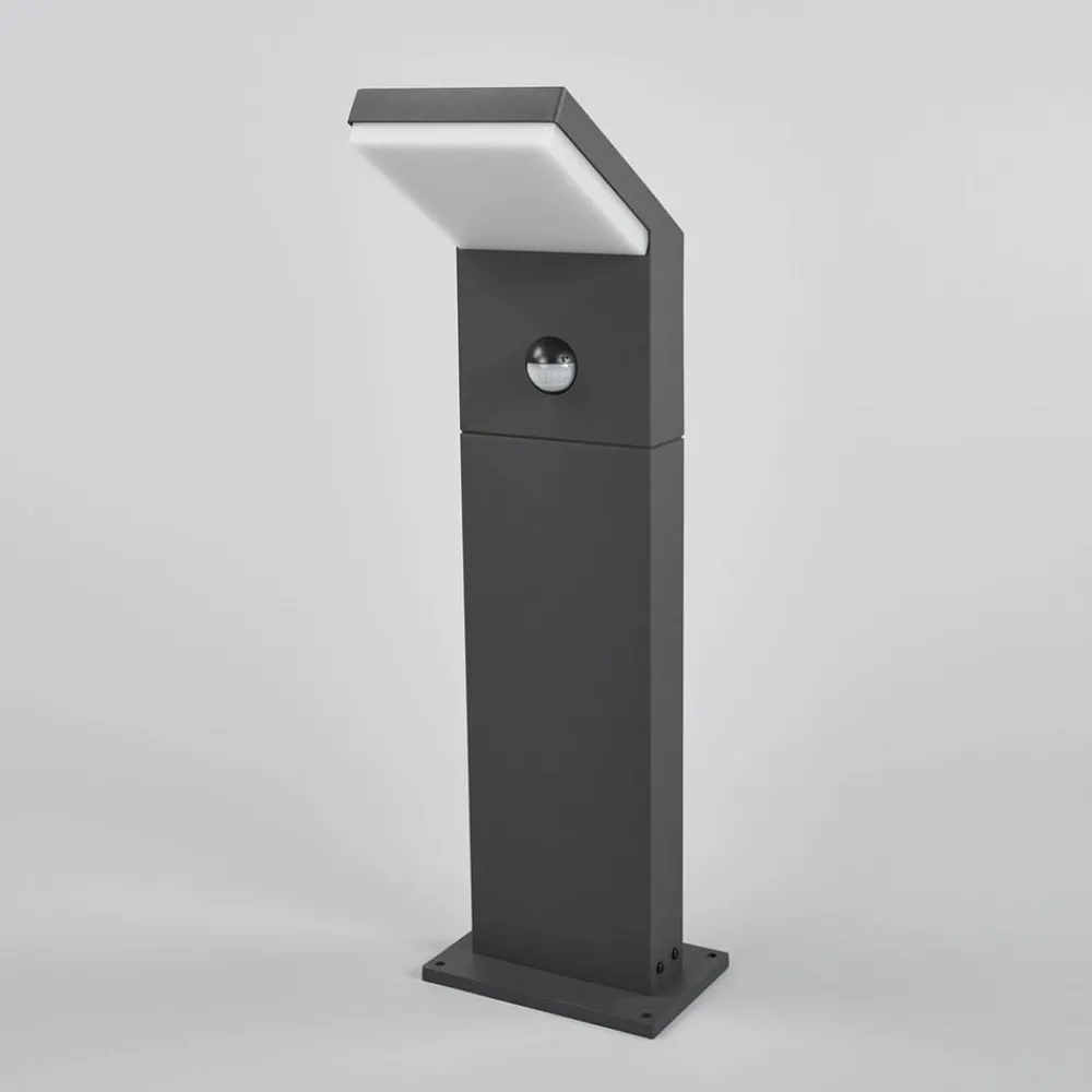 Arcchio Gadebelysning Med Sensor|Terrassebelysning > LED-gadelampe Yolena, sensor, 60 cm, antracit