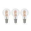 Filament Pære|Led Pærer ^ Arcchio LED glødepære E14 G45, sæt med 3, 3000 K