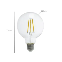 Arcchio Filament Pære|Led Pærer > LED-globepære G95 E27 3,8W 3000K 806lm