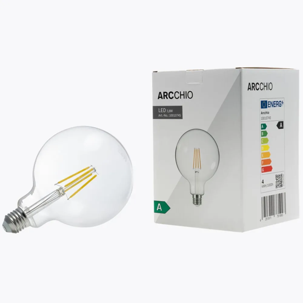 Led Pærer ^ Arcchio LED-globepære, G125 E27 3,8W, 2700K, 806lm