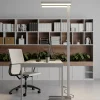 Arcchio Arbejdsrum/Kontor|Gulvlamper > LED-gulvlampe Logan Basic, sølv, 6.000 lm, dæmpbar