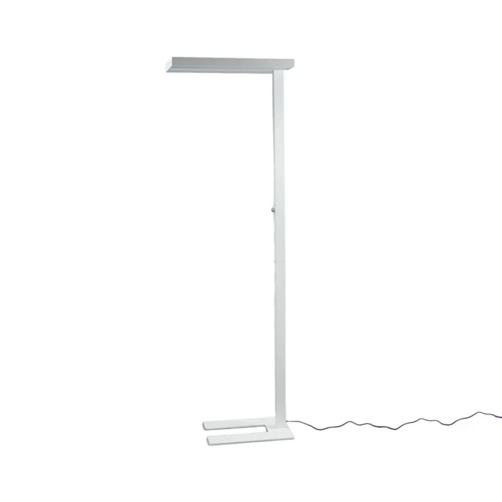 Arcchio Arbejdsrum/Kontor|Gulvlamper > LED-gulvlampe Logan Basic, hvid, 6.000 lm, dæmpbar