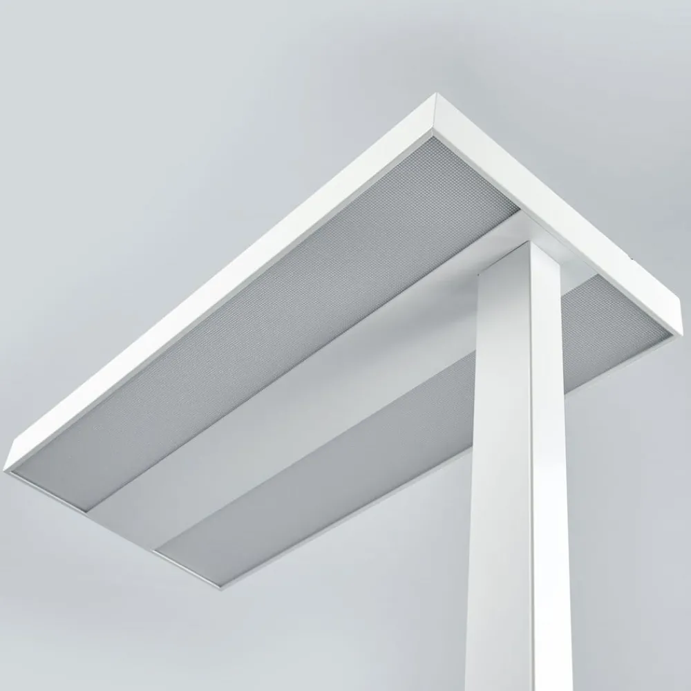 Arcchio Arbejdsrum/Kontor|Gulvlamper > LED-gulvlampe Logan Basic, hvid, 6.000 lm, dæmpbar