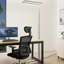 Arcchio Gulvlamper > LED-gulvlampe Logan Pro, hvid, sensor, dæmpbar