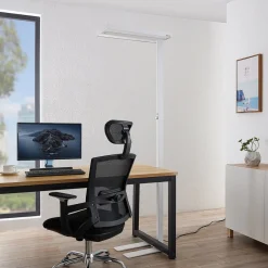 Arcchio Gulvlamper > LED-gulvlampe Logan Pro, hvid, sensor, dæmpbar