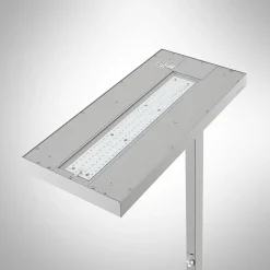 Arcchio Gulvlamper > LED-gulvlampe Logan Pro, sølv, sensor, dæmpbar