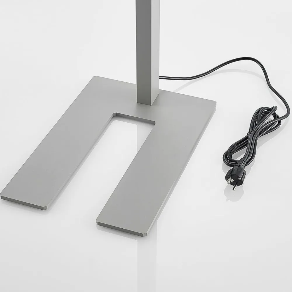 Arcchio Gulvlamper > LED-gulvlampe Logan Pro, sølv, sensor, dæmpbar