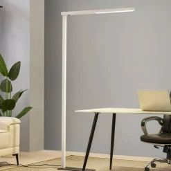 Arcchio Gulvlamper > LED-gulvlampe til kontor Tamilo, hvid, metal, 194 cm