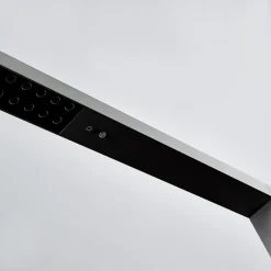 Arcchio Gulvlamper > LED-gulvlampe til kontor Jolinda, sølv, CCT, sensor,