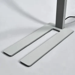 Arcchio Gulvlamper > LED-gulvlampe til kontor Jolinda, sølv, CCT, sensor,