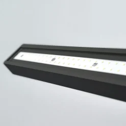 Gulvlamper ^ Arcchio LED-gulvlampe til kontor Jolinda, sæt med 2, sort, 4.000K