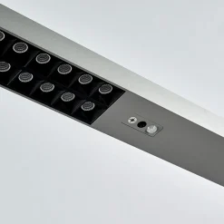 Arcchio Gulvlamper > LED-gulvlampe til kontor Jolinda, sæt med 2, sølv, 4.000 K