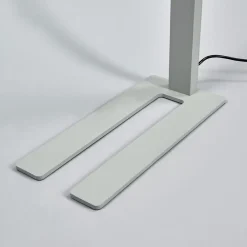 Arcchio Gulvlamper > LED-gulvlampe til kontor Jolinda, sæt med 2, sølv, 4.000 K