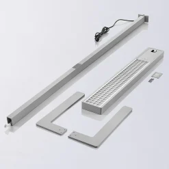 Gulvlamper ^ Arcchio LED-gulvlampe til kontor Susi, sølv, sensor, touchdæmper