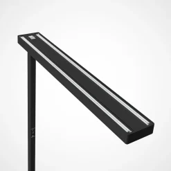 Arcchio Gulvlamper > LED-gulvlampe til kontor Susi, sæt med 2, sort, sensor