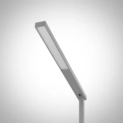 Arcchio Arbejdsrum/Kontor|Gulvlamper > LED-gulvlampe til kontor Tamilo, sølv, metal, 194 cm