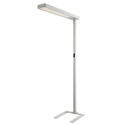 Arbejdsrum/Kontor|Gulvlamper ^ Arcchio LED-gulvlampe til kontor Susi, sølv, sensor, dæmper, CCT