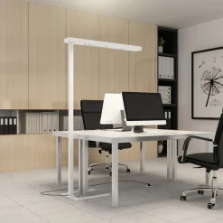 Arbejdsrum/Kontor|Gulvlamper ^ Arcchio LED-gulvlampe til kontor Susi, sæt med 2, hvid, sensor